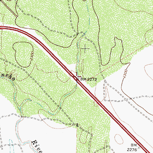 Topographic Map of Mackenzie Draw, TX