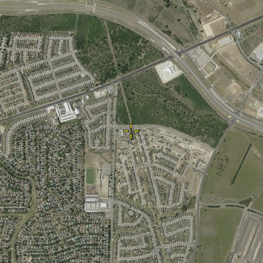 Aerial/Satellite Image of Mackey School, TX
