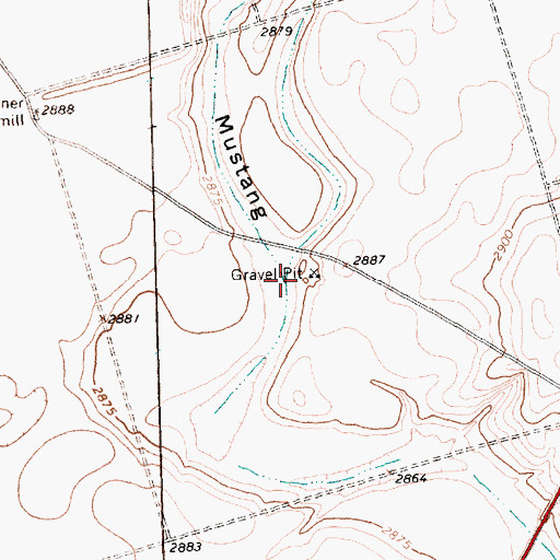 Topographic Map of McKenzie Draw, TX