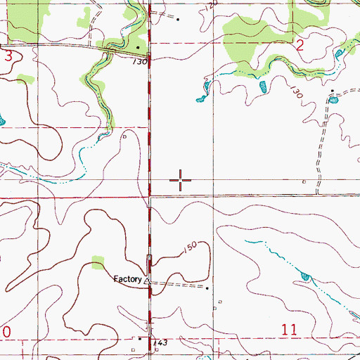 Topographic Map of Ezell School (historical), AL
