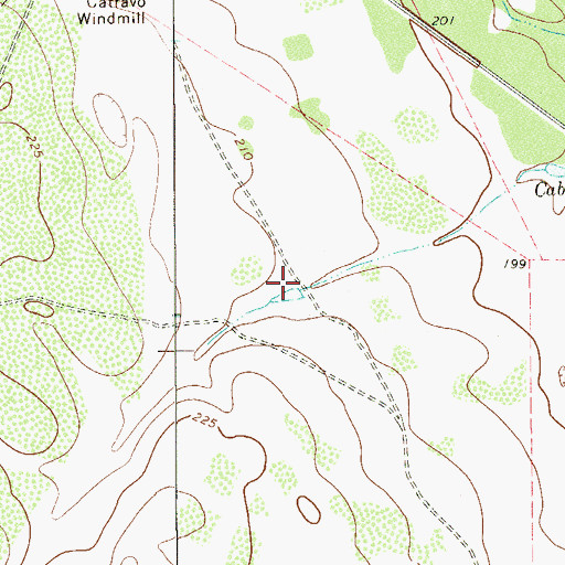 Topographic Map of Medio Lake, TX