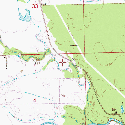 Topographic Map of Ivy (historical), AL