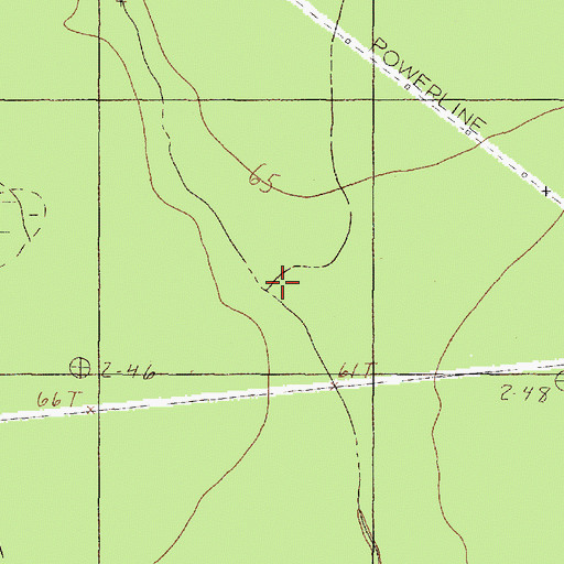 Topographic Map of Minner Slough, TX
