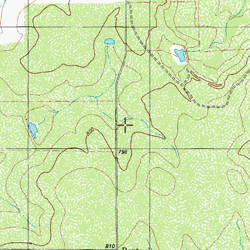 Topographic Map of Mrs P Lancaster, TX