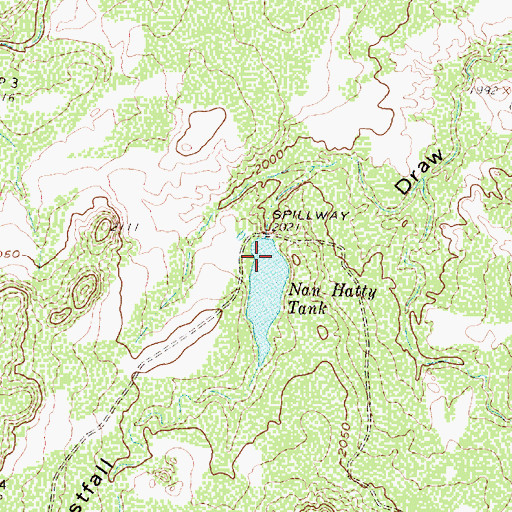 Topographic Map of Nan Hatty Tank, TX
