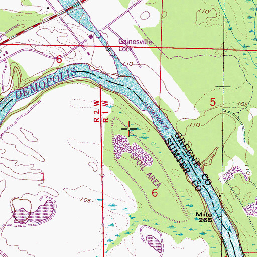 Topographic Map of Smiths Bar, AL