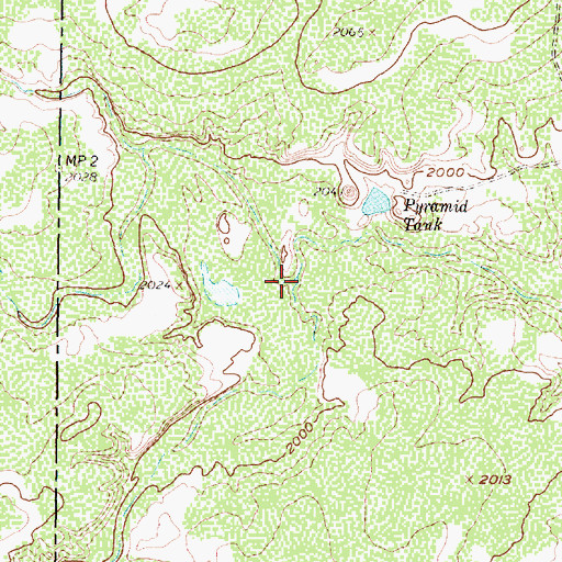 Topographic Map of North Gasconades Creek, TX