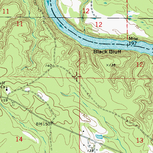 Topographic Map of Troy (historical), AL