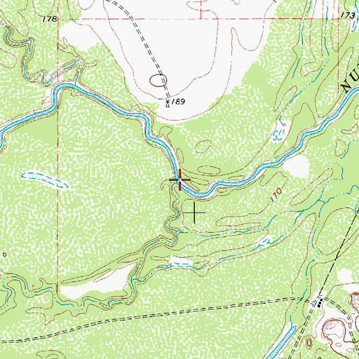 Topographic Map of Old River, TX