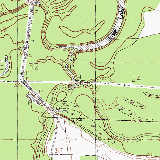 Topographic Map of Palmer Bayou, TX