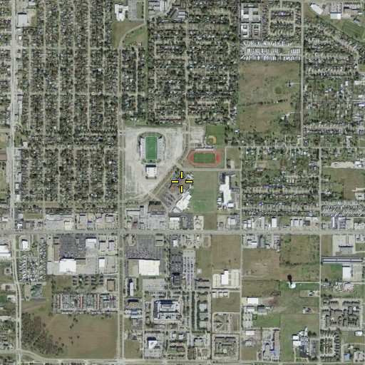 Aerial/Satellite Image of Parkview Junior High School, TX