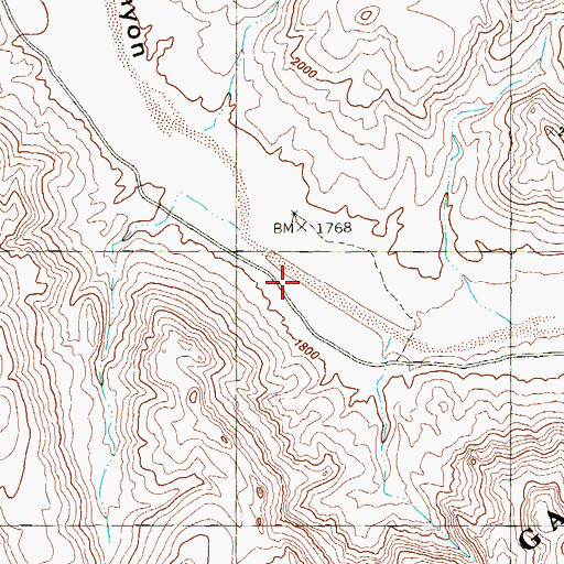 Topographic Map of Pettit Ranch, TX