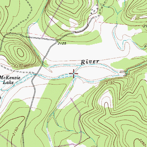 Topographic Map of Phillips Draw, TX