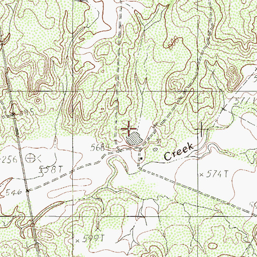 Topographic Map of Pilotes Ranch, TX