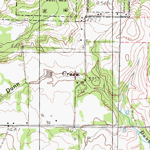 Topographic Map of Pine Spring Church, TX