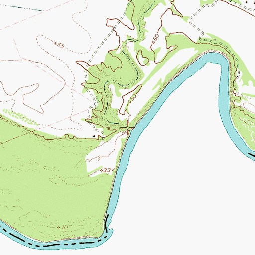 Topographic Map of Pinto Valle Creek, TX