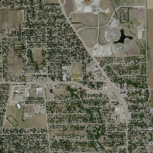 Aerial/Satellite Image of Pleasant Run School, TX