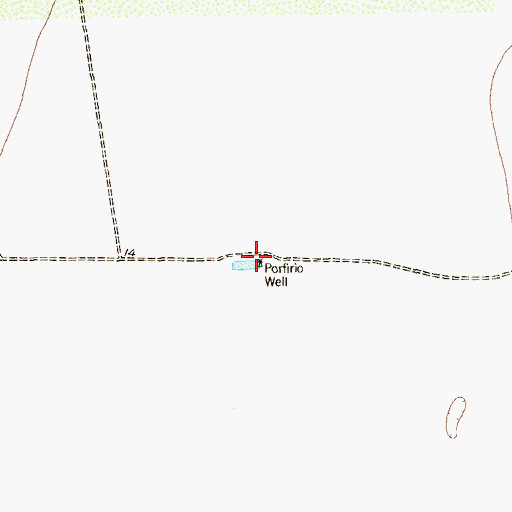 Topographic Map of Porfirio Well, TX