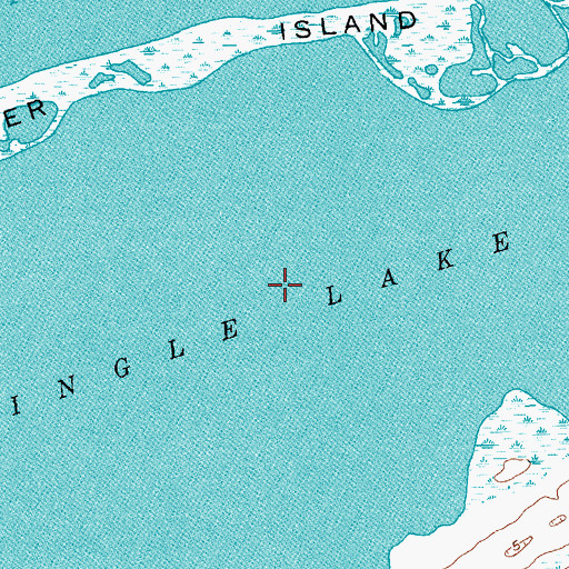 Topographic Map of Pringle Lake, TX