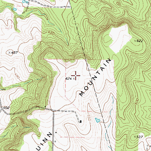 Topographic Map of Quinn Mountain, TX