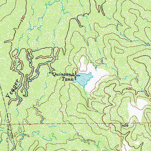 Topographic Map of Quintana Tank, TX