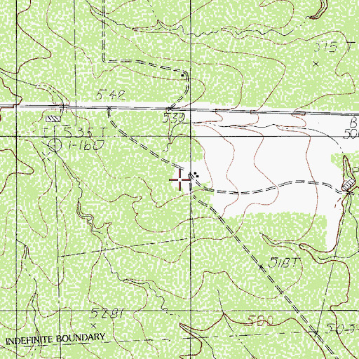 Topographic Map of Ramon Ranch, TX