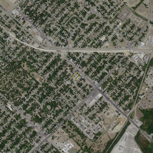 Aerial/Satellite Image of Rhoades School, TX
