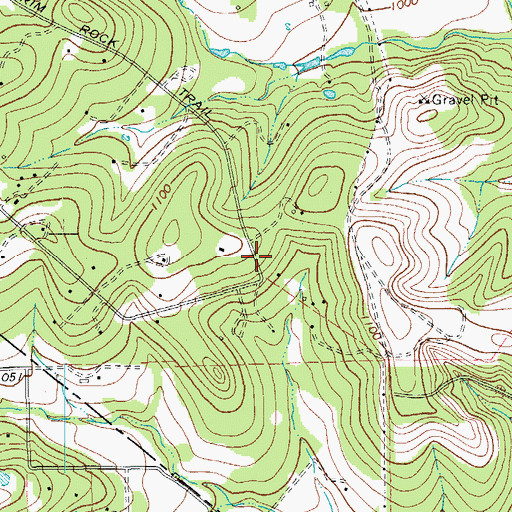 Topographic Map of Rim Rock Trail, TX