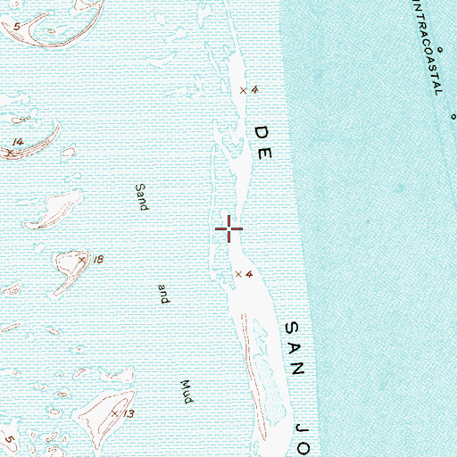 Topographic Map of Rincon de San Jose, TX