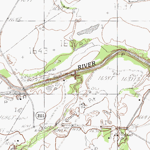 Topographic Map of Rocky Creek, TX