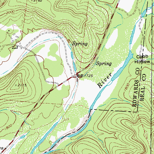 Topographic Map of Ruth Draw, TX
