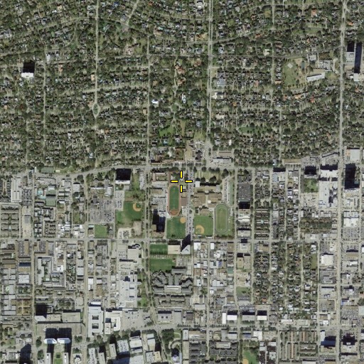 Aerial/Satellite Image of Saint John School, TX