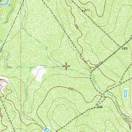 Topographic Map of San Caja Hollow, TX