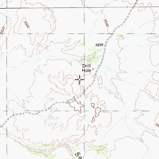 Topographic Map of San Jacinto Ranch, TX