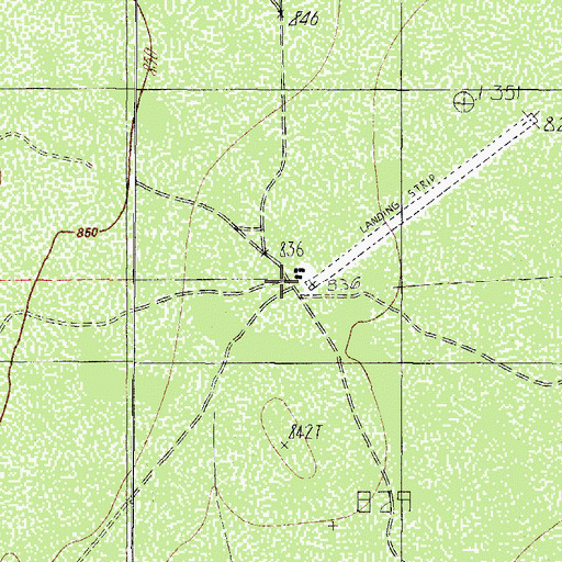Topographic Map of San Pedro Ranch, TX