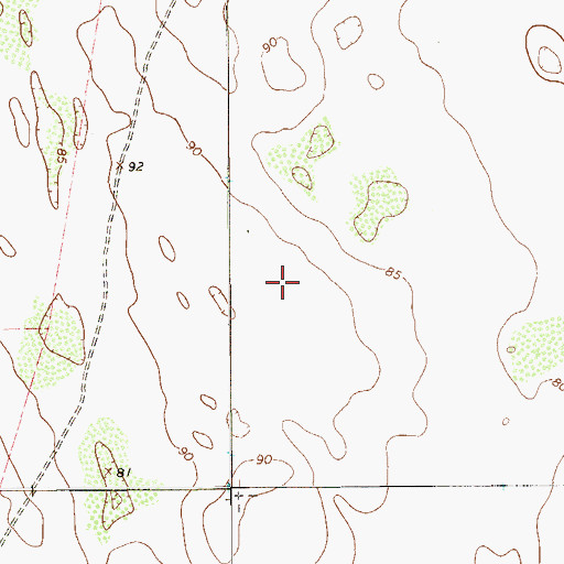 Topographic Map of Santa Fe Pasture, TX