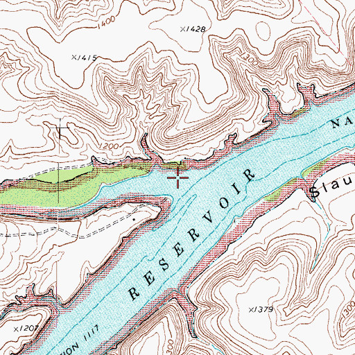 Topographic Map of Satan Canyon, TX