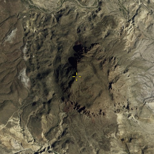 Aerial/Satellite Image of Sawmill Mountain, TX