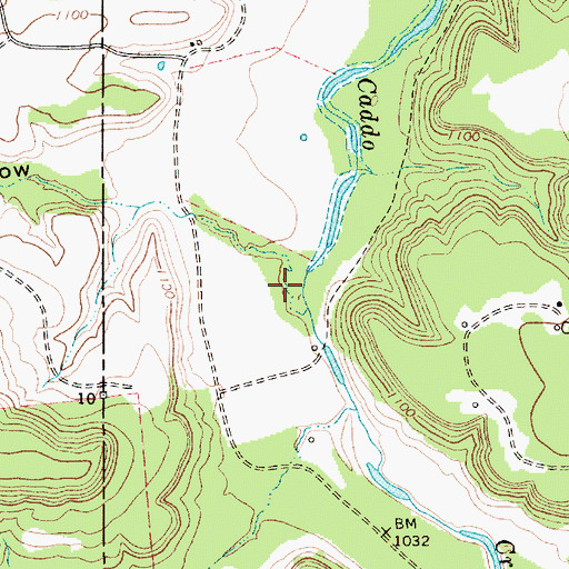Topographic Map of Scotch Hollow, TX