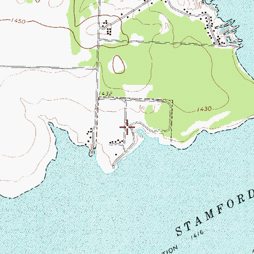 Topographic Map of Scott Memorial Park, TX
