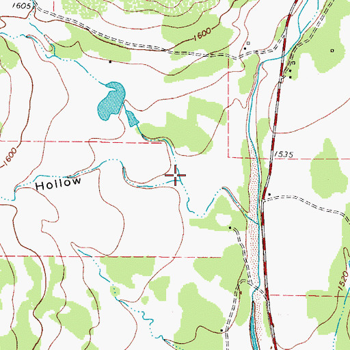 Topographic Map of Seep Springs Hollow, TX