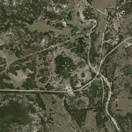 Aerial/Satellite Image of Sentry Mountain, TX