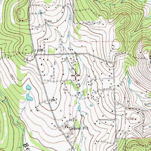 Topographic Map of Signal Hill Ranch, TX