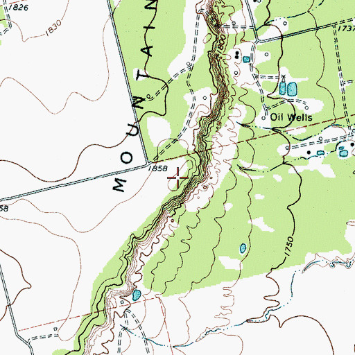 Topographic Map of Skinout Mountain, TX