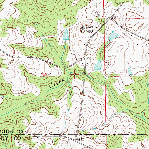 Topographic Map of Browns Mill (historical), AL