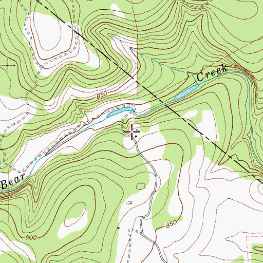 Topographic Map of Spillar Ranch, TX