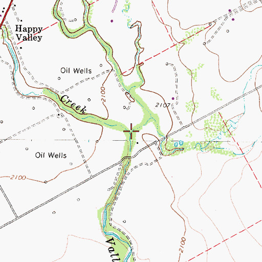 Topographic Map of Spring Creek, TX