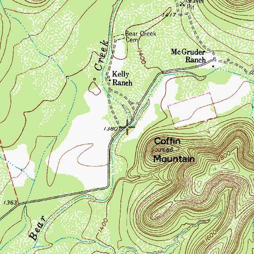 Topographic Map of Spring Creek, TX