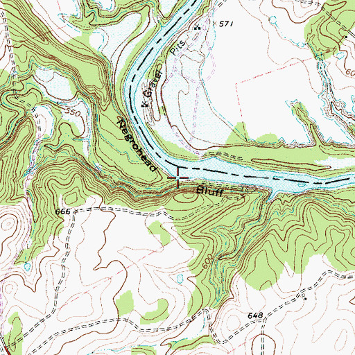 Topographic Map of Spring Creek, TX