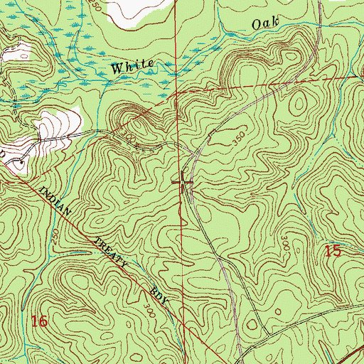 Topographic Map of Espy School (historical), AL